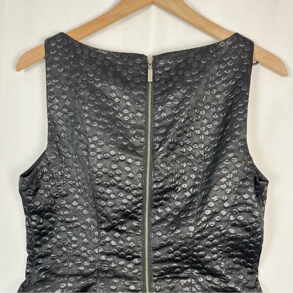 Portman’s Signature Bubble Print Little Black Mini Dress, Size US 8/AUS 12 - Picture 4 of 9